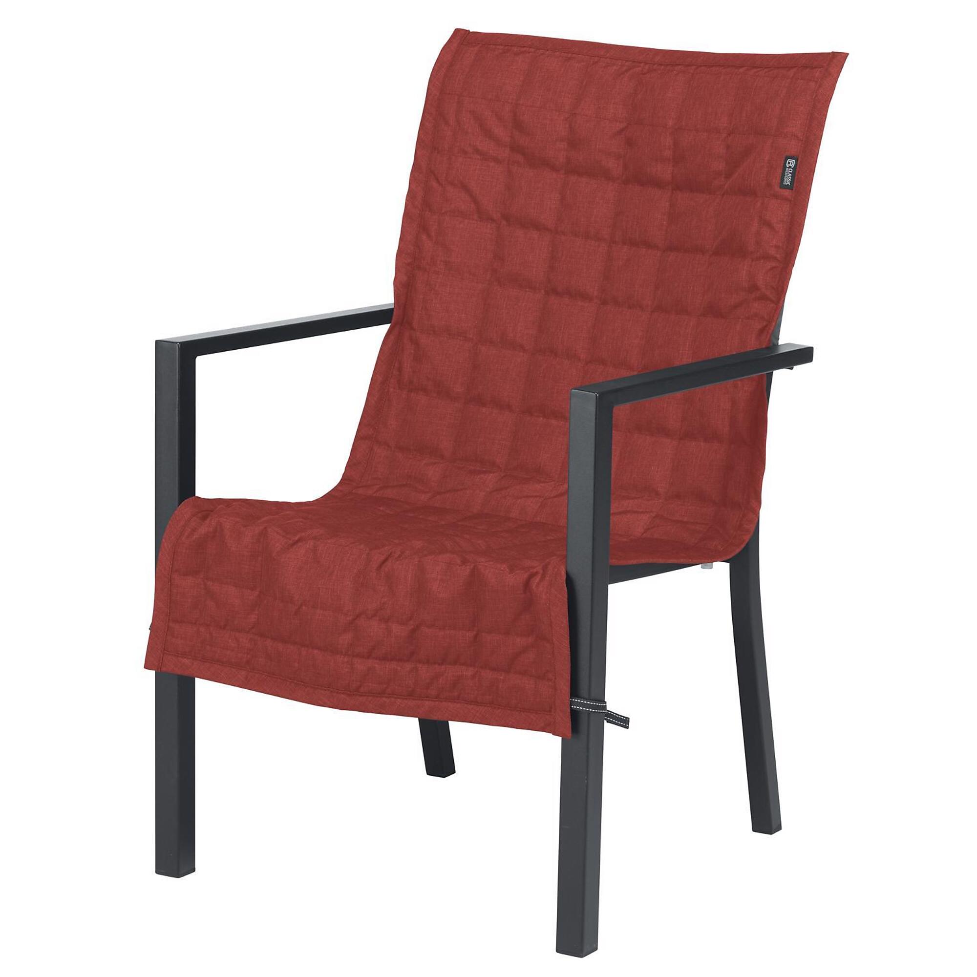 Classic Accessories Patio Chair Slip Cover, Red, Polyester, Model# 56-018-016601-RT